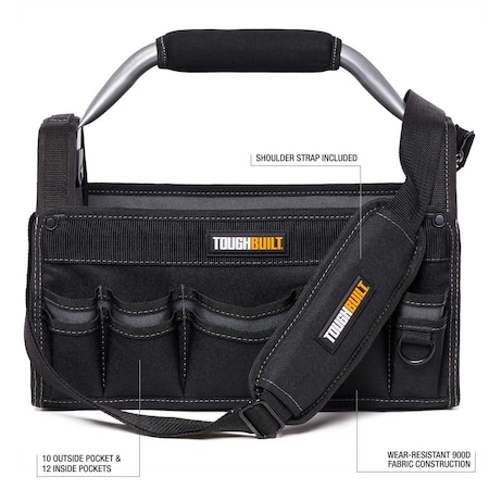 Toughbuilt Tote, Totes, Polyester TB-83B-15